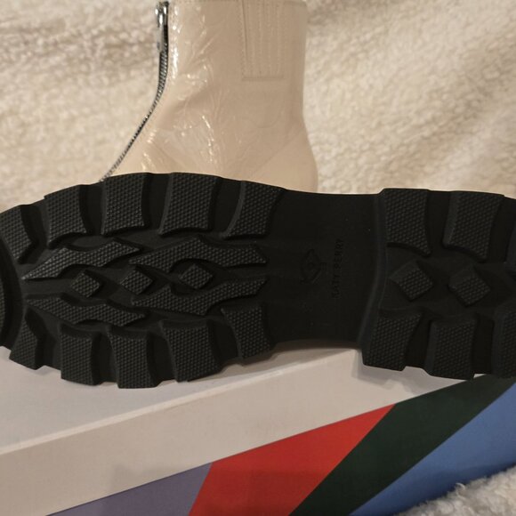 Katy Perry Shoes - Womens 9.5M - The Daarling Combat Boot CHALK - BNIB - Picture 6 of 7